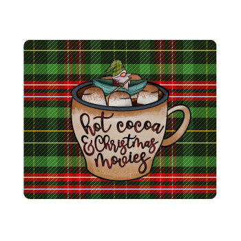 Hot Cocoa And Christmas Movies, Mousepad rect 23x19cm