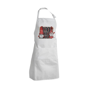 Ho ho ho, Adult Chef Apron (with sliders and 2 pockets)