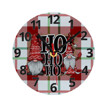 Ho ho ho, Ρολόι τοίχου γυάλινο (20cm)