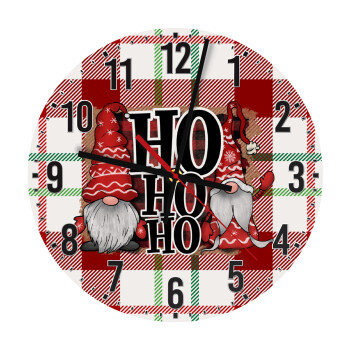 Ho ho ho, Ρολόι τοίχου ξύλινο (30cm)