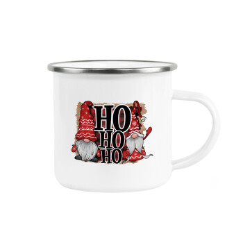 Ho ho ho, Metallic enamel cup white 360ml