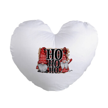 Ho ho ho, Μαξιλάρι καναπέ καρδιά 40x40cm περιέχεται το  γέμισμα