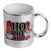 Mug ceramic, silver mirror, 330ml