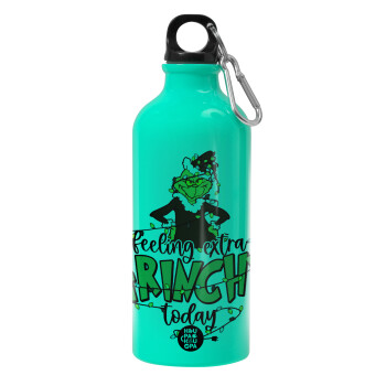 Grinch Feeling Extra Grinchy Today, Water bottle 600ml