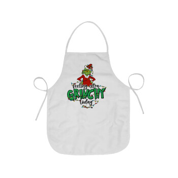 Grinch Feeling Extra Grinchy Today, Chef Apron Short Full Length Adult (63x75cm)