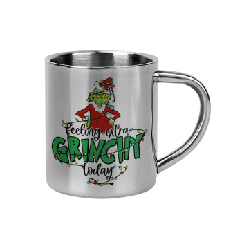 Grinch Feeling Extra Grinchy Today, Mug Stainless steel double wall 300ml