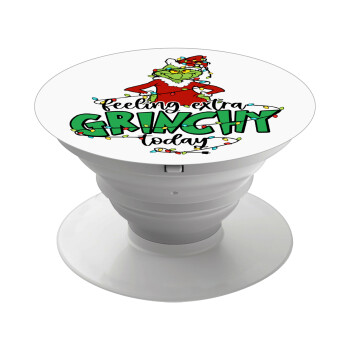 Grinch Feeling Extra Grinchy Today, Phone Holders Stand  White Hand-held Mobile Phone Holder