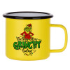 Metallic enamel MATT Yellow cup 360ml