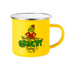 Yellow Enamel Metallic Cup 360ml