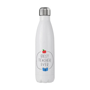 Best teacher ever, Stainless steel, double-walled, 750ml