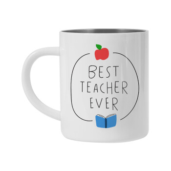 Best teacher ever, Mug Stainless steel double wall 450ml