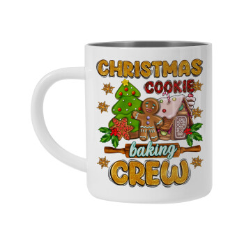 Christmas Cookie Baking Crew, Mug Stainless steel double wall 450ml