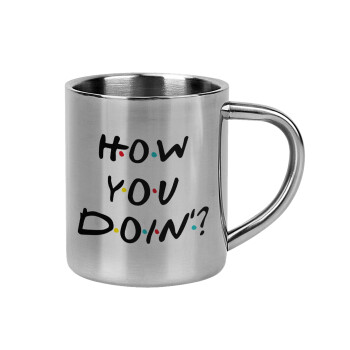 Friends How You Doin'?, Mug Stainless steel double wall 300ml