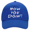 Ultimate Adult Hat BLUE, (100% COTTON DRILL, ADULT, UNISEX, ONE SIZE)