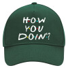 Adult Ultimate Hat GREEN, (100% COTTON DRILL, ADULT, UNISEX, ONE SIZE)