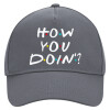 Ultimate Adult Hat Grey, (100% COTTON DRILL, ADULT, UNISEX, ONE SIZE)