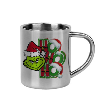 Grinch ho ho ho, Mug Stainless steel double wall 300ml