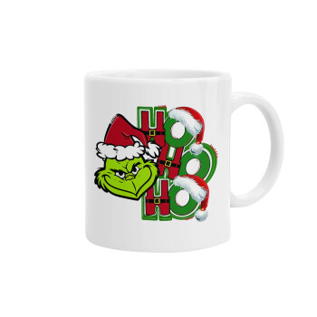 Grinch ho ho ho, Ceramic coffee mug, 330ml