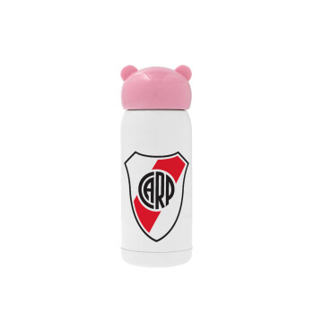 River Plate, Pink stainless steel thermal flask, 320ml