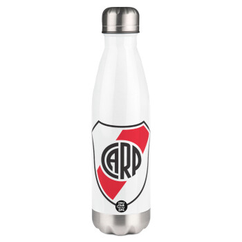 River Plate, Metal mug thermos White (Stainless steel), double wall, 500ml