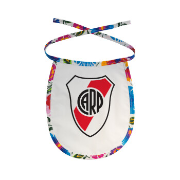 River Plate, Σαλιάρα μωρού αλέκιαστη με κορδόνι Χρωματιστή