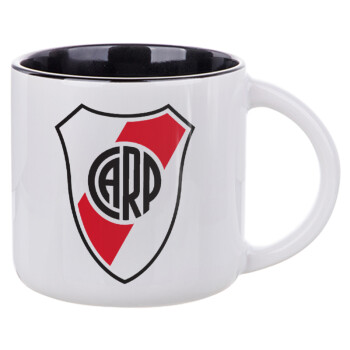 River Plate, Κούπα κεραμική 400ml Λευκή/Μαύρη