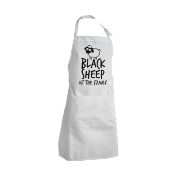 Black Sheep of the Family, Adult Chef Apron (with sliders and 2 pockets)