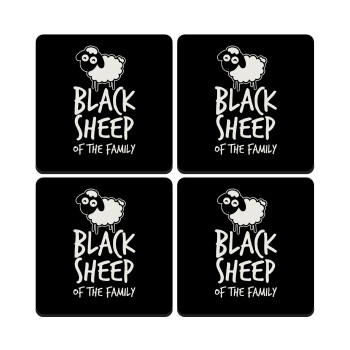 Black Sheep of the Family, ΣΕΤ 4 Σουβέρ ξύλινα τετράγωνα (9cm)