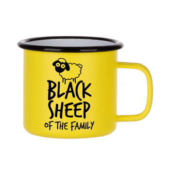 Black Sheep of the Family, Metallic enamel MATT Yellow cup 360ml