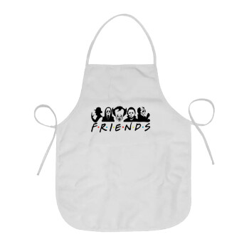 Halloween Friends, Chef Apron Short Full Length Adult (63x75cm)