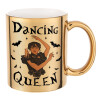 Mug ceramic, gold mirror, 330ml