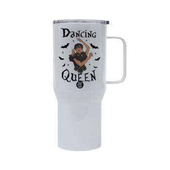 Wednesday Addams Dance, Mega Stainless steel Tumbler with lid, double wall 750L