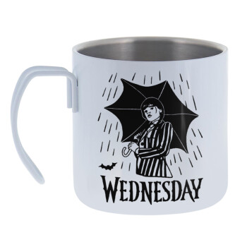 Wednesday Addams, Mug Stainless steel double wall 400ml