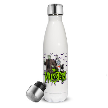 The munsters, Metal mug thermos White (Stainless steel), double wall, 500ml