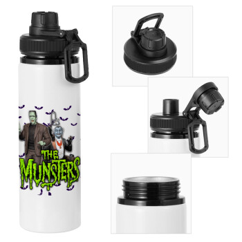 The munsters, Metal water bottle with safety cap, aluminum 850ml