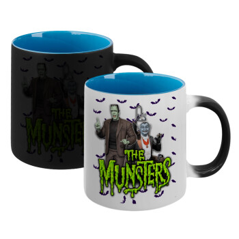 The munsters, Κούπα Μαγική εσωτερικό μπλε, κεραμική 330ml που αλλάζει χρώμα με το ζεστό ρόφημα (1 τεμάχιο)