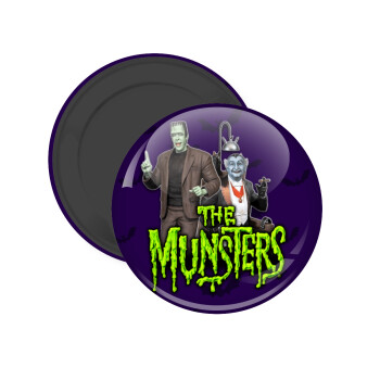 The munsters, Μαγνητάκι ψυγείου στρογγυλό διάστασης 5cm