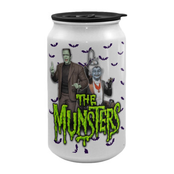 The munsters, Κούπα ταξιδιού μεταλλική με καπάκι (tin-can) 500ml