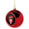 Christmas tree ball Red 8cm