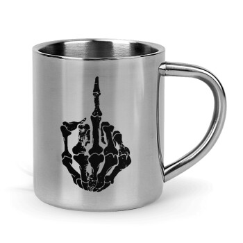 Middle finger, Mug Stainless steel double wall 300ml