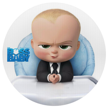 The boss baby, Mousepad Round 20cm