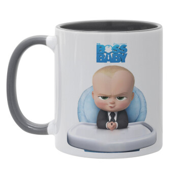 The boss baby, Mug colored grey, ceramic, 330ml