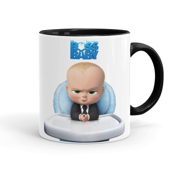 The boss baby, Mug colored black, ceramic, 330ml