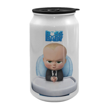 The boss baby, Κούπα ταξιδιού μεταλλική με καπάκι (tin-can) 500ml