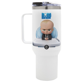 The boss baby, Mega Tumbler με καπάκι, διπλού τοιχώματος (θερμό) 1,2L