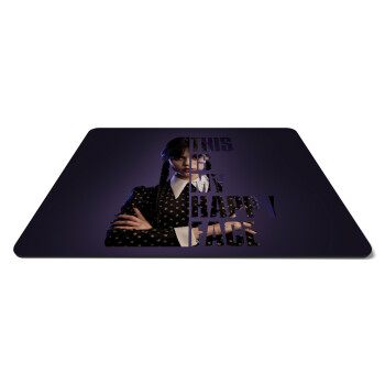 Wednesday, This is my happy face, Mousepad ορθογώνιο 27x19cm