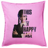 Sofa cushion Pink 50x50cm includes filling