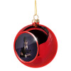 Christmas tree ball Red 8cm