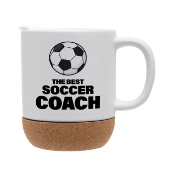 The best soccer Coach, Ceramic coffee mug Cork (MAT), 330ml (1pcs)