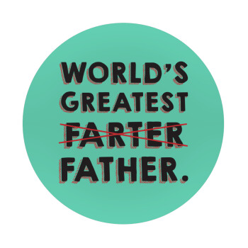 World's greatest farter, Mousepad Round 20cm